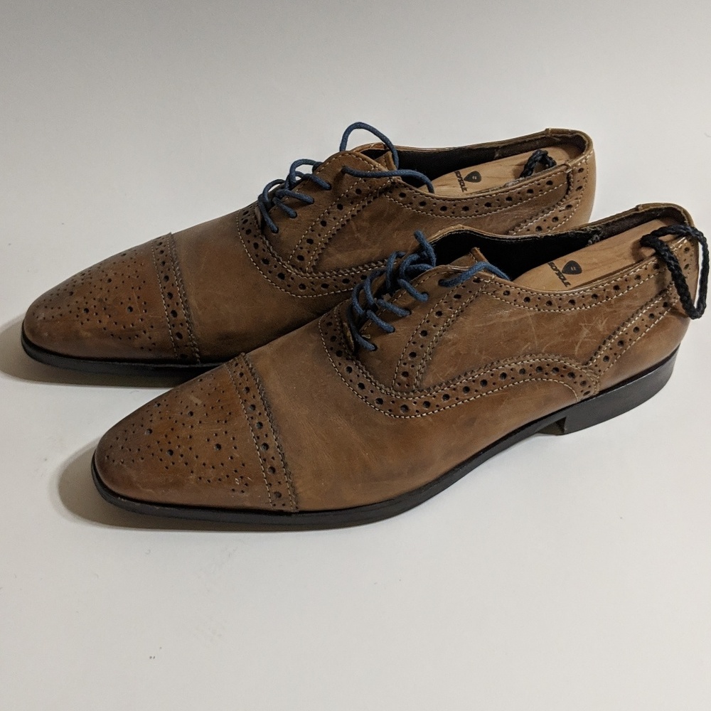 Giorgio Brutini half brogue captoes sz 8